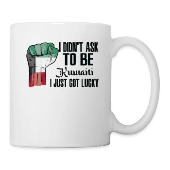 Kuwaiti Pride Kuwait Flag Grown Kuwaiti Roots - Mug - white - Right