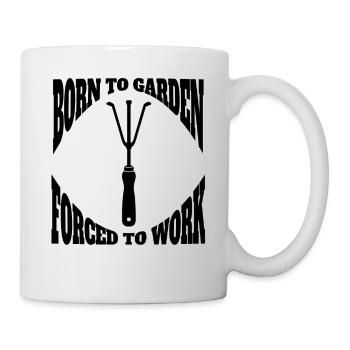Garten Hobbygärtner Obstgarten Geschenk Gärtner - Tasse - Weiß - Rechts