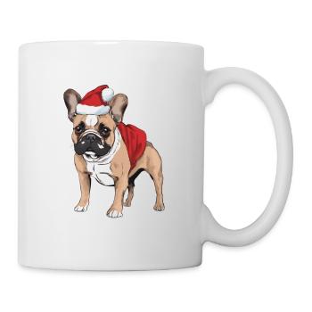 Noël bouledogue français - Mug blanc - blanc - Droite