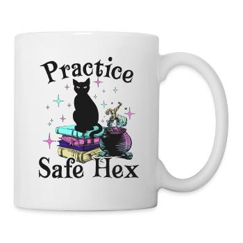 Mystische Hexen-Magie Halloween Lustiger Spruch - Tasse - Weiß - Rechts