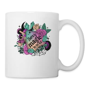 Adorable Halloween witch design for women - Mug - white - Right