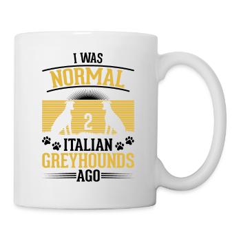 Cadeau de lévrier italien - Mug blanc - blanc - Droite