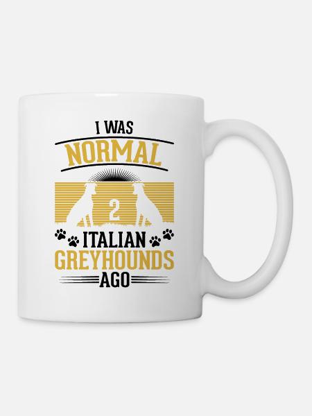 Italienischer Windhund Geschenk - Tasse - Weiß
