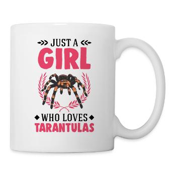 Tarantel Mädchen Tarantula Fille - Mug blanc - blanc - Droite