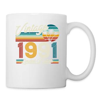 Vintage 1991 Gift Idea - Mug - white - Right