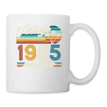 Idée cadeau Millésime 1985 - Mug blanc - blanc - Droite
