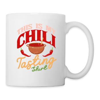 This Is My Chili Tasting Shirt Cook Off Koch - Mug - white - Right