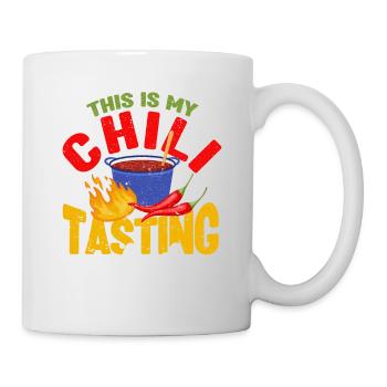 Voici ma chemise de dégustation de chili Cook Off Koch - Mug blanc - blanc - Droite