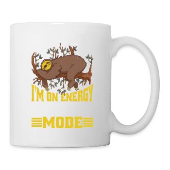 Je ne suis pas paresseux Je suis en mode d’économie d’énergie 5 - Mug blanc - blanc - Droite