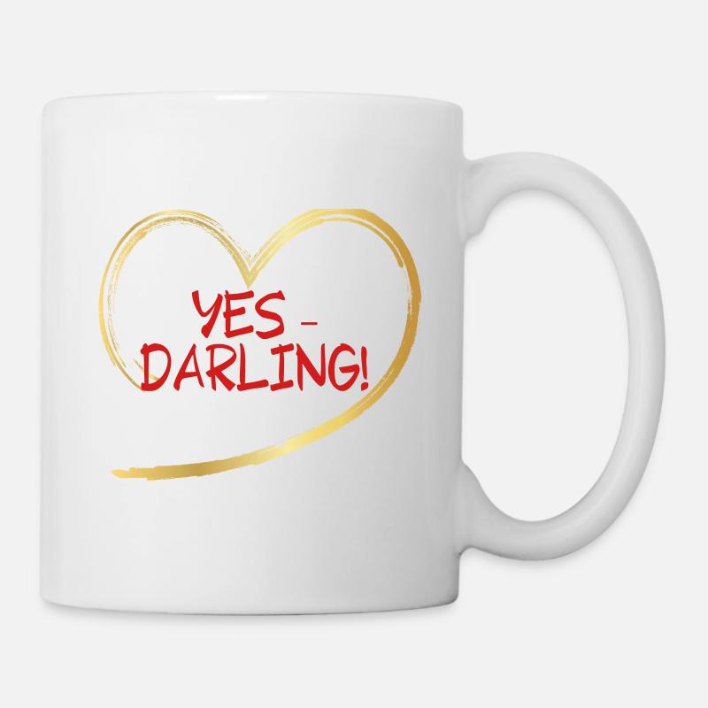 Darling 1 - Tasse - Weiß
