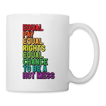 Feminismus Feminismus Frauen Gleichberechtigung - Tasse - Weiß - Rechts