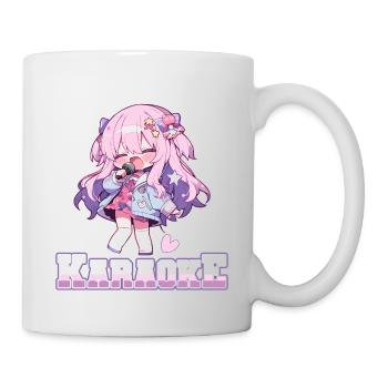 Juste une fille qui aime le karaoké - Mug blanc - blanc - Droite