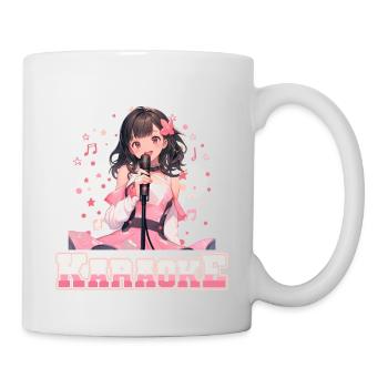 Facilement distrait par le karaoké - Mug blanc - blanc - Droite
