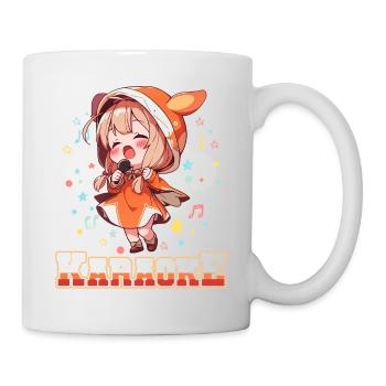 Filles Manga Anime Karaoké - Mug blanc - blanc - Droite
