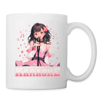 Filles Manga Anime Karaoké - Mug blanc - blanc - Droite