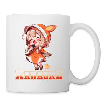 Filles Manga Anime Karaoké - Mug blanc - blanc - Droite