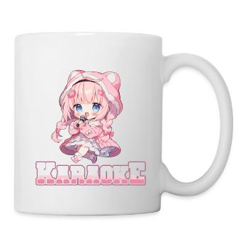 Facilement distrait par le karaoké - Mug blanc - blanc - Droite