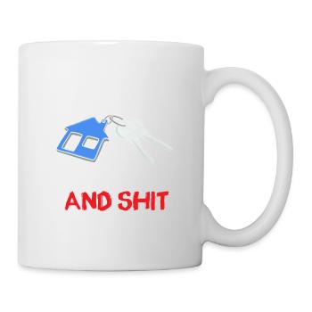 Sieh mich an, wie ich ein Haus kaufe Hauseigentüme - Tasse - Weiß - Rechts