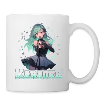 Filles Manga Anime Karaoké - Mug blanc - blanc - Droite