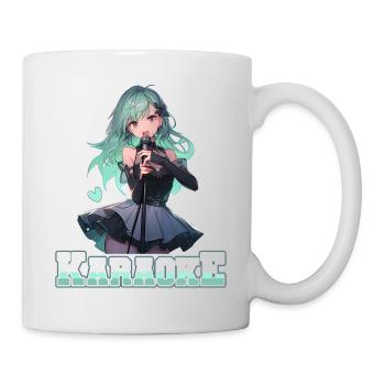 Filles Manga Anime Karaoké - Mug blanc - blanc - Droite