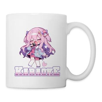 Facilement distrait par le karaoké - Mug blanc - blanc - Droite