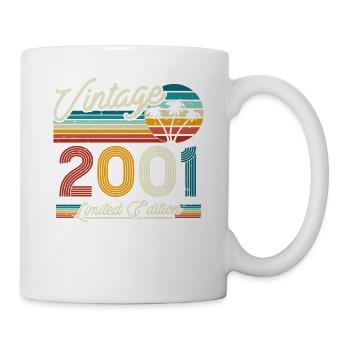 Vintage 2001 Gift - 22/23 years - Mug - white - Right