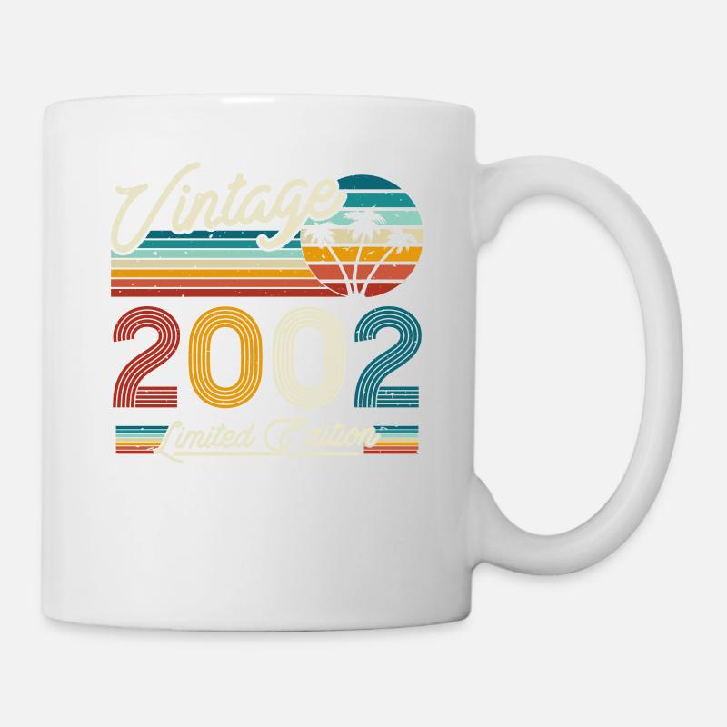 Vintage 2002 Geburtstagsgeschenk - Tasse - Weiß
