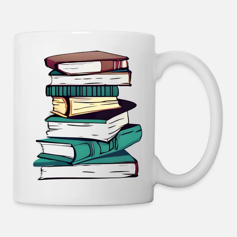 Lesen Buchliebhaber Geschenk Bücher Leser Buch - Tasse - Weiß