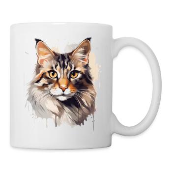 The Mysterious Cat - Mug - white - Right