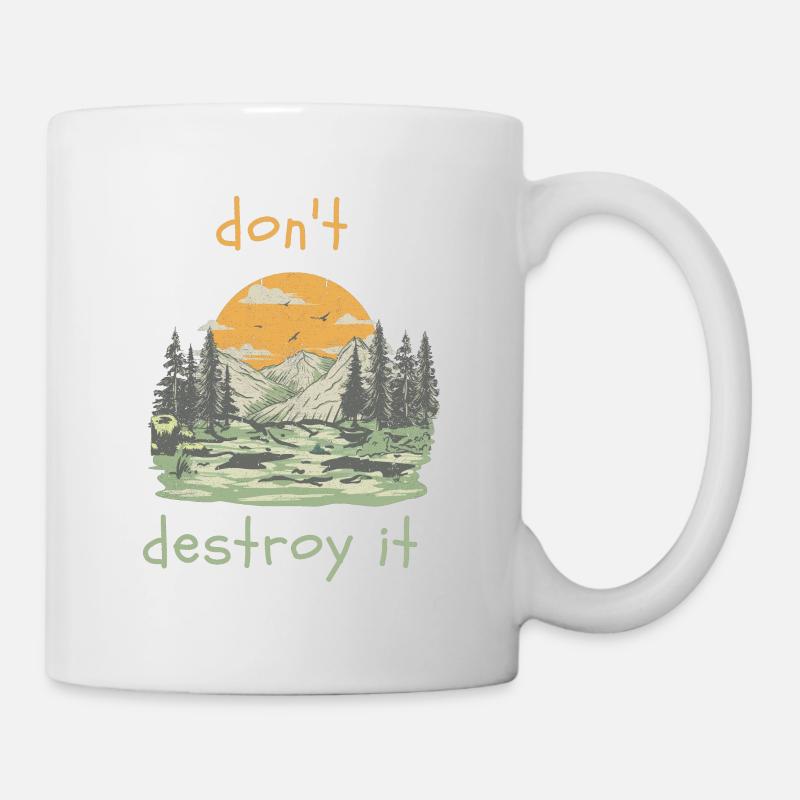 Ne le détruisez pas - Mug blanc - blanc