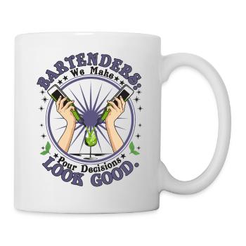 Décision de versement - Mug blanc - blanc - Droite