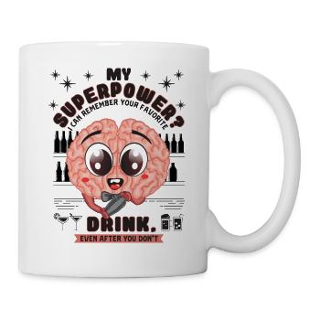 Ivre - Mug blanc - blanc - Droite
