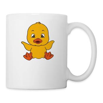 Drôles de canards Canard mignon - Mug blanc - blanc - Droite