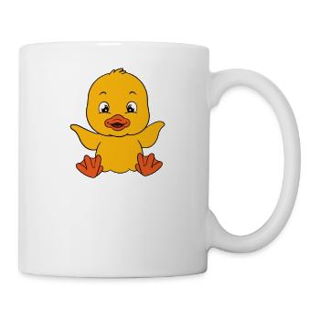 Drôles de canards Canard mignon - Mug blanc - blanc - Droite