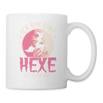 Ich Bin Eine Hexe Ich Darf Das - Tasse - Weiß - Rechts