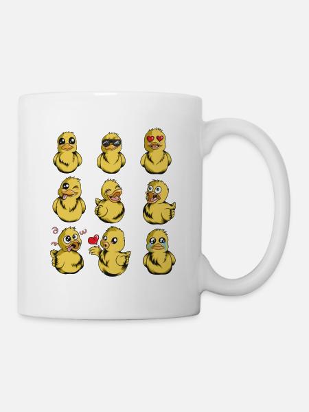 Enterich Ententeich Entenliebhaber Entenfüttern - Tasse - Weiß