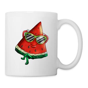 melon beach vacations fruit watermelon - Mug blanc - blanc - Droite