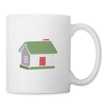 Dieser Vater verkauft Immobilien Immobilienmakler - Tasse - Weiß - Rechts