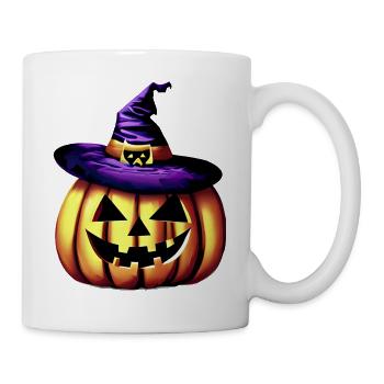 Costume de citrouille Halloween Costume de citrouille Cadeau - Mug blanc - blanc - Droite
