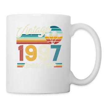 Vintage 1997 Birthday Gift - Mug - white - Right
