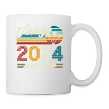 Cadeau d’anniversaire Millésime 2024 - Mug blanc - blanc - Droite