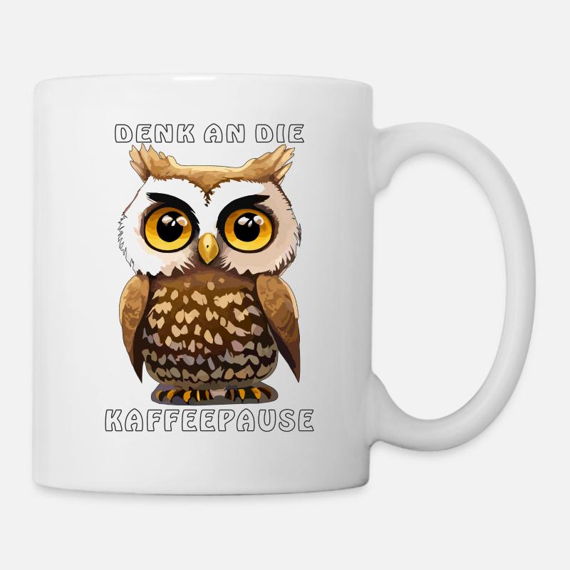 EULE KAFFEE DENK AN DIE KAFFEEPAUSE - Tasse - Weiß