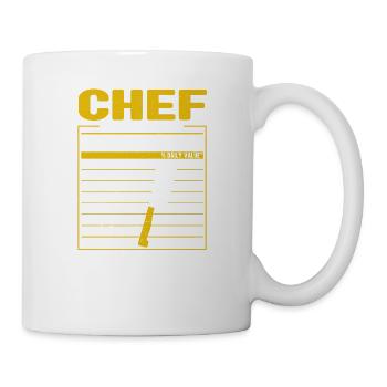 Chefkoch Nährwertangaben Lustiger Koch Chefkoch - Tasse - Weiß - Rechts