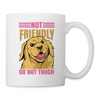 Pas amical, ne touchez pas 33 - Mug blanc - blanc - Droite