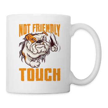 Pas amical, ne touchez pas 35 - Mug blanc - blanc - Droite
