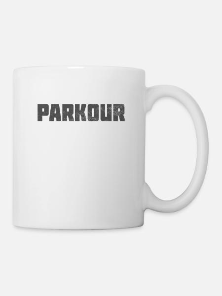 Parkour - Tasse - Weiß