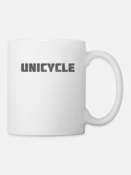 Einrad - Tasse - Weiß
