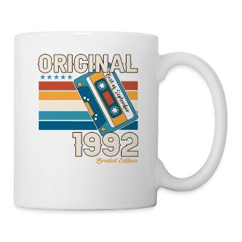 31st Birthday September Vintage 1992 Cassette - Mug - white - Right