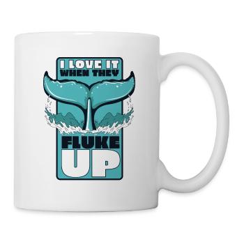 I Love It When They Fluke Up Cachalot Cetacea - Mug - white - Right