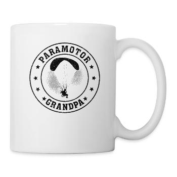 Paramoteur Grand-père Parapente motorisé Grand-père - Mug blanc - blanc - Droite